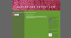 Desktop Screenshot of patentlawaustralia.com